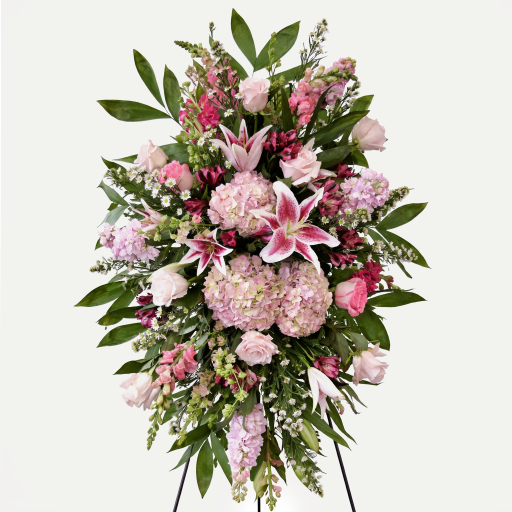 Shades of Pink Standing Spray