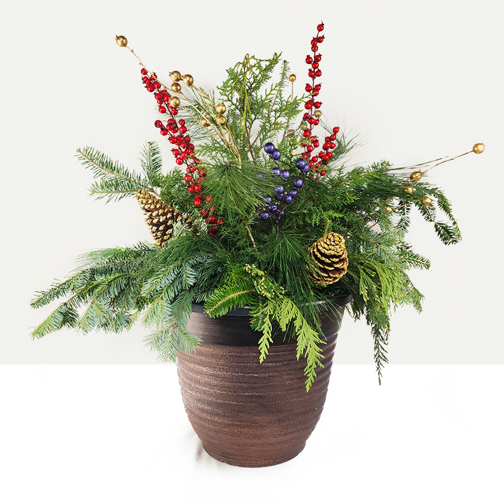 Winter Welcome Planter