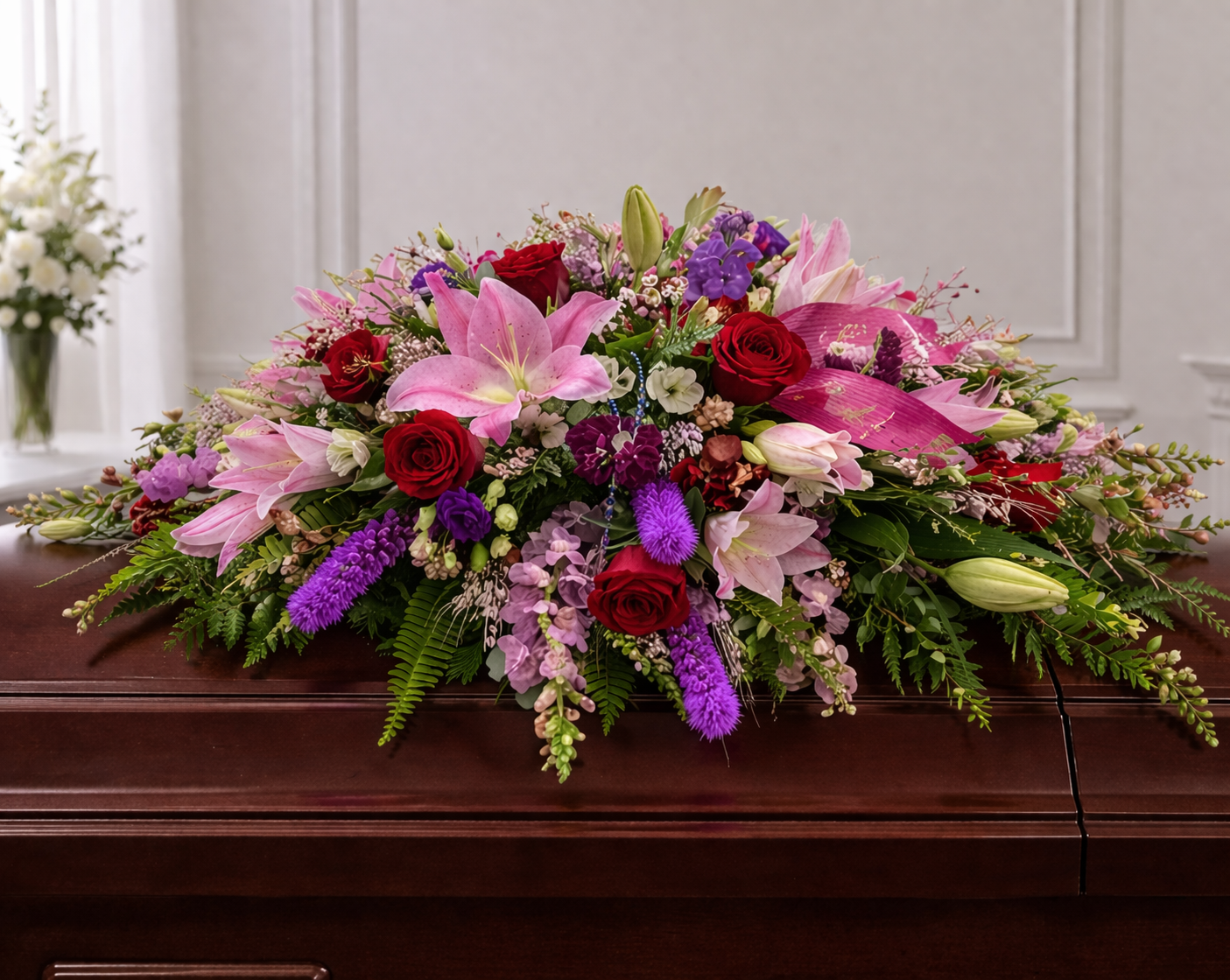 Sunset Half Casket Spray - Image 2