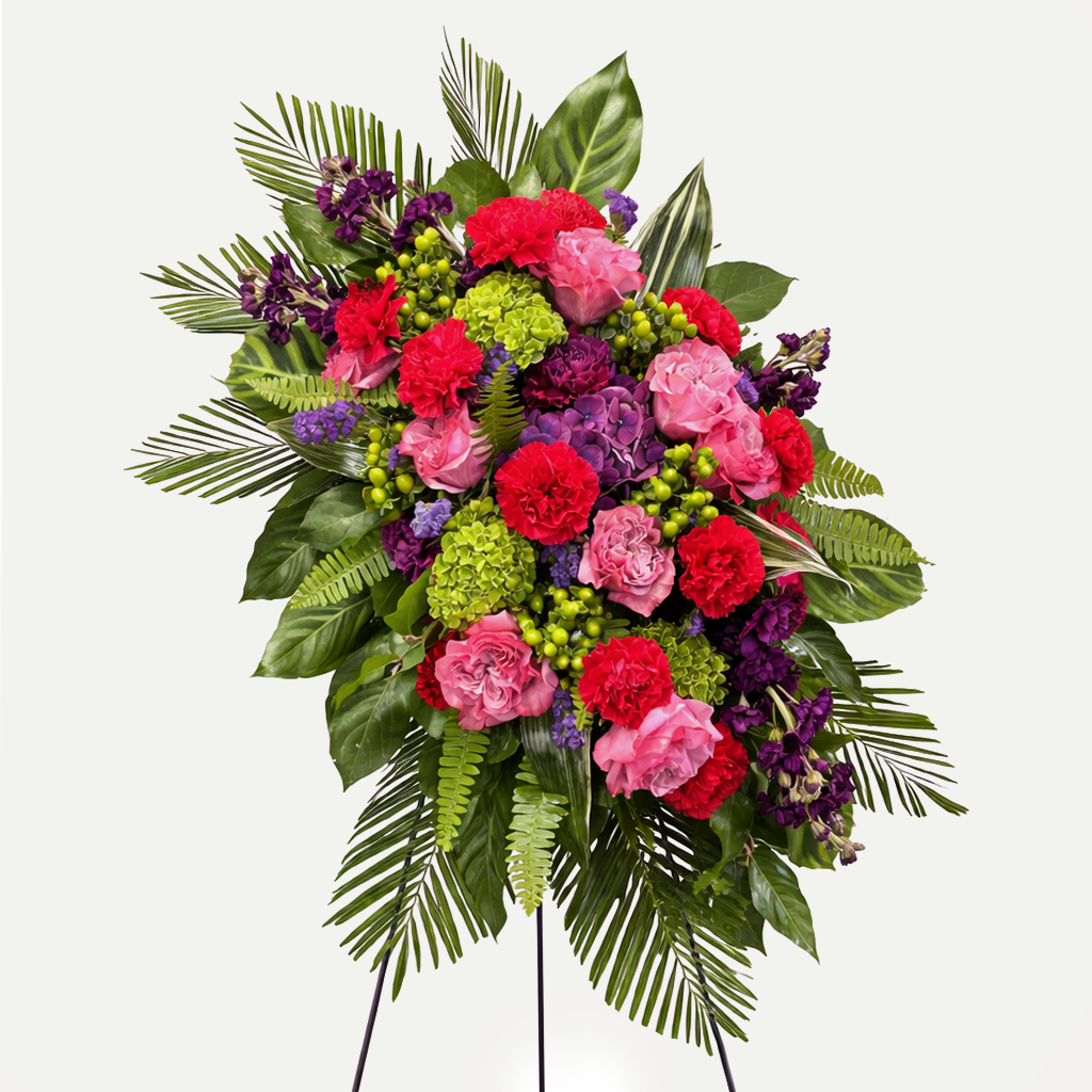 Vibrant Tribute Standing Spray